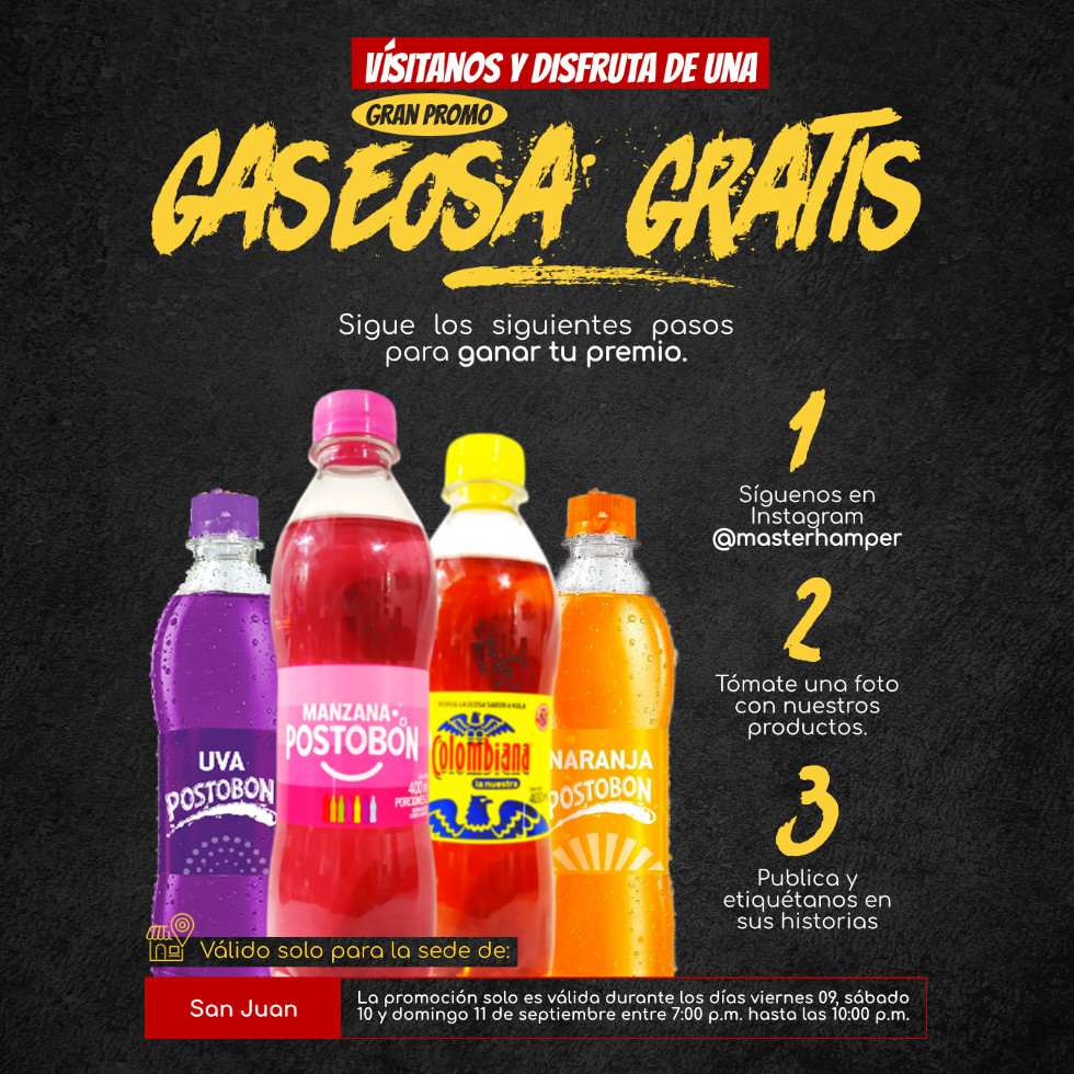 Promoción gaseosas
